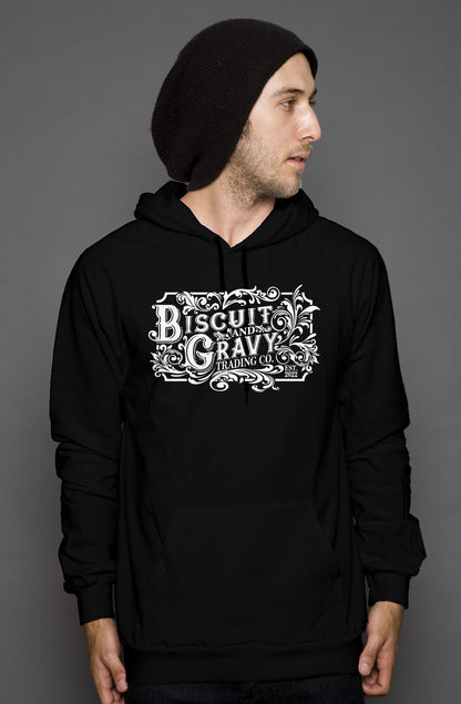 B&G Hoodie Black w/ White Logo