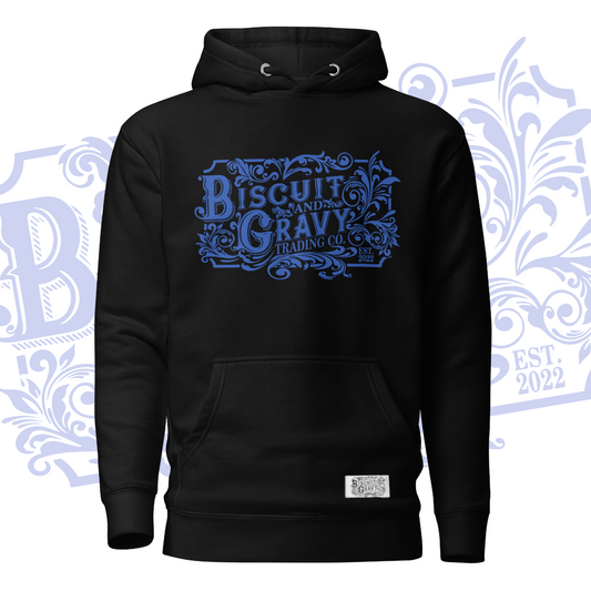 B&G Black w/ Kentucky Blue Logo Hoodie